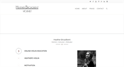 Desktop Screenshot of heatherbroadbent.com